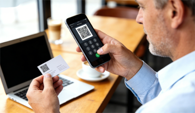 сканаваць QR-код для Calli