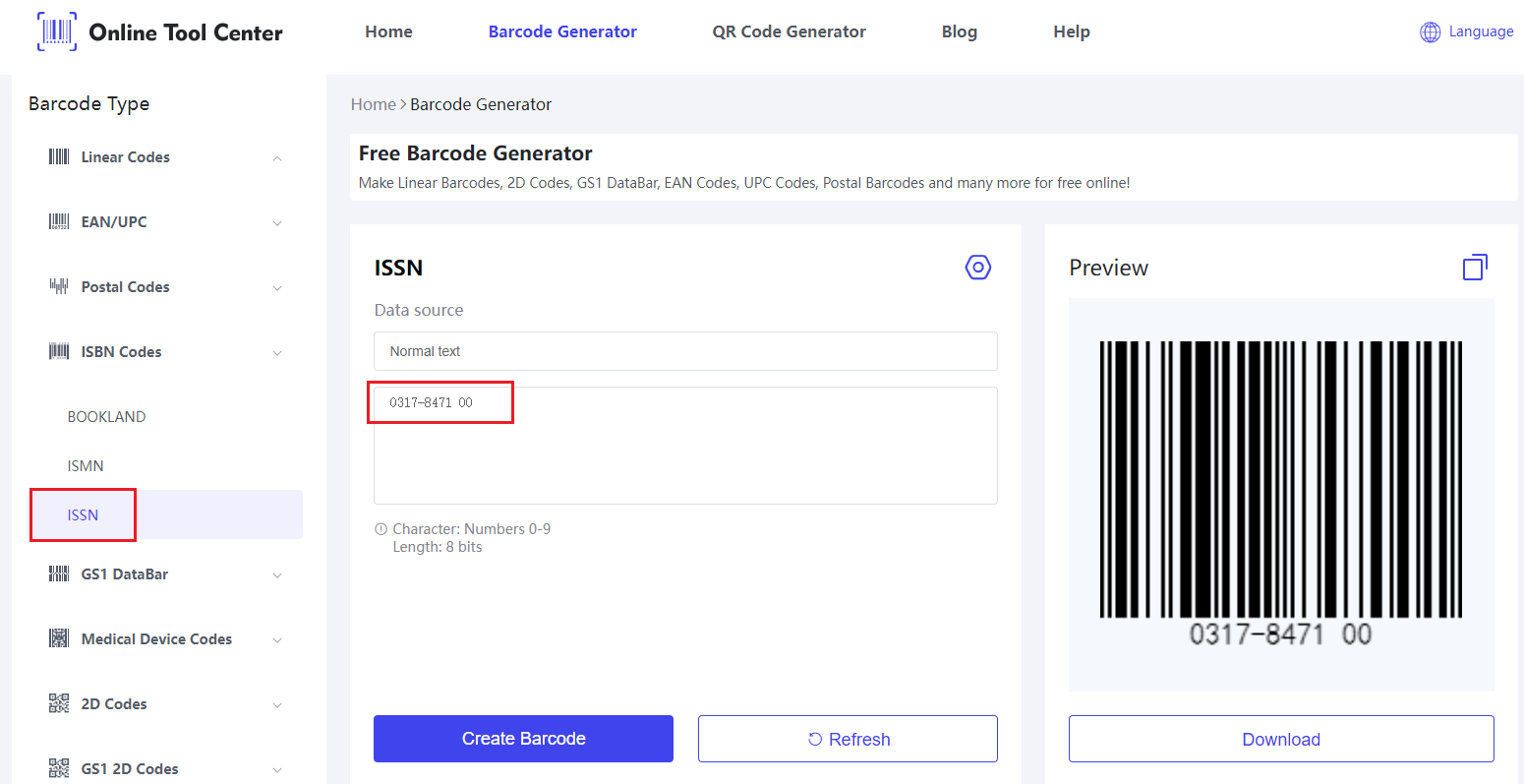 генераваць ISSN barcode.png