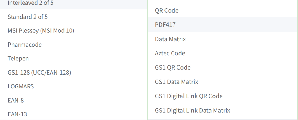 supported 1d 2d barcode formats падтрымліваюцца фарматы штрых-кодаў 1d 2d