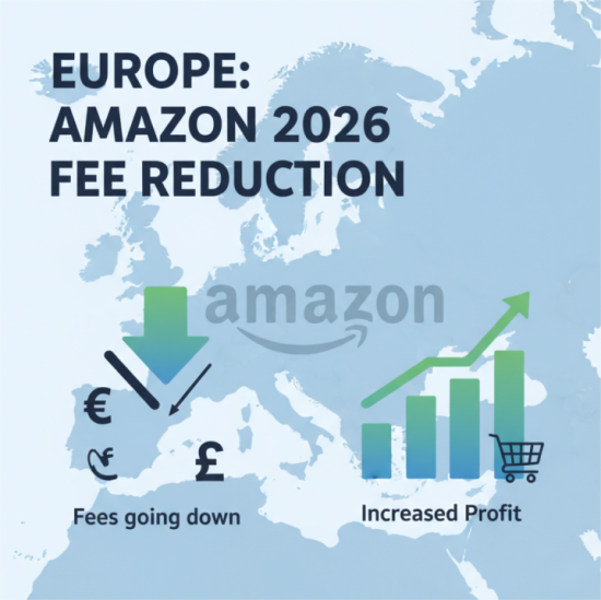 Europe amazon fee reductio Еўропа Amazon зніжэнне збору
