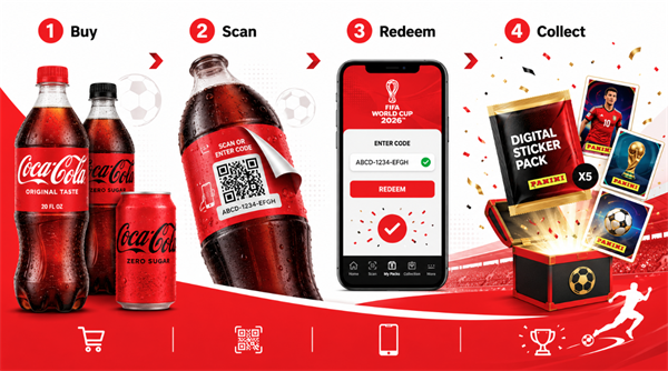 сканаваць і выкупіць Код Coca Cola FIFA 2026