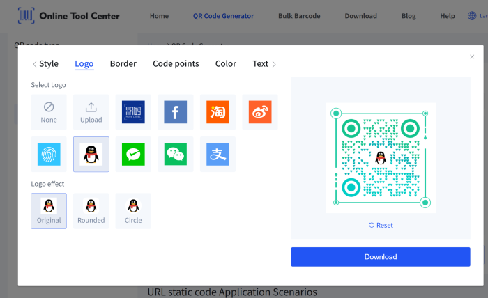 прыгажосці QR-код