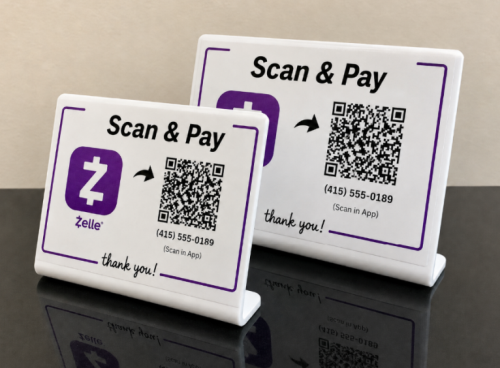 Zelle QR код аплаты