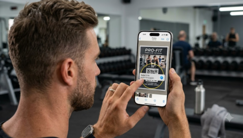 Сканаваць QR-код на iPhone