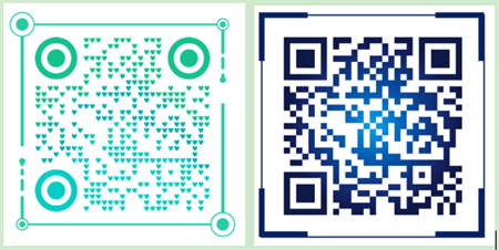 qr code with frames QR-код з кадрамі