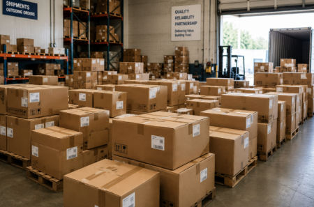 roducts packed in corrugated boxes ready for shipment вырабы, упакаваныя ў гафраваныя скрынкі гатовыя да адпраўкі