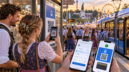 сканаваць QR-код для білета