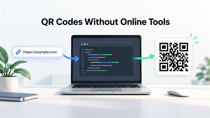 Стварыць QR-код без онлайн-інструментаў